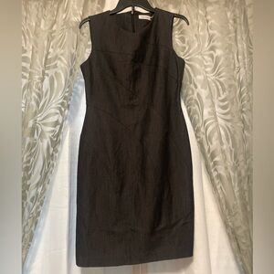 Calvin Klein Charcoal Sleeveless Dress